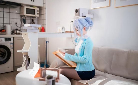 rioko凉凉子小姐姐的《雪女》cosplay带你进入神话世界!