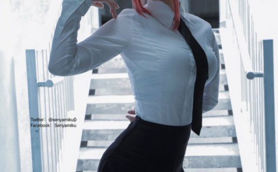 千夜未来cos作品 | 千夜未来（Senya Miku）cos 电锯美人 Makima