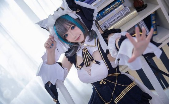 雪晴Astra cos图集 | 雪晴Astra在《碧蓝航线》化身美丽可爱的“柴郡”