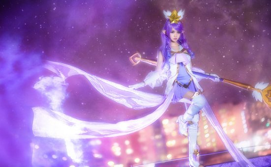 鳗鱼霏儿cos图集 | 鳗鱼霏儿cos“星之守护者”迦娜