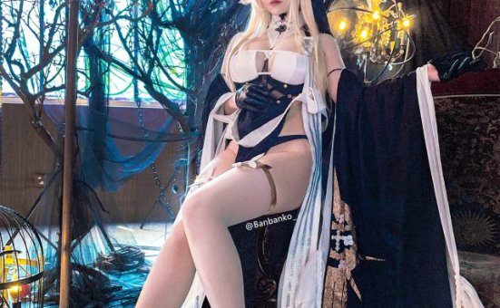 半半子cos《碧蓝航线》怨仇，在现实中惊艳亮相