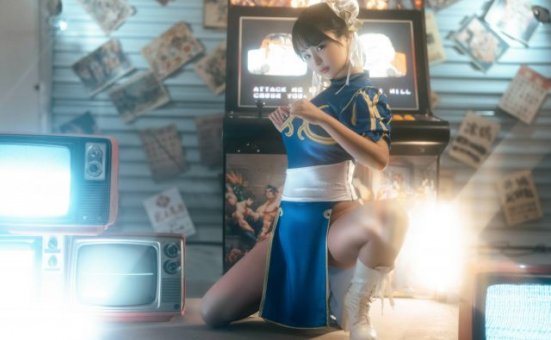 从青衣到战袍：coser宁宁子同学化身街头霸王的春丽