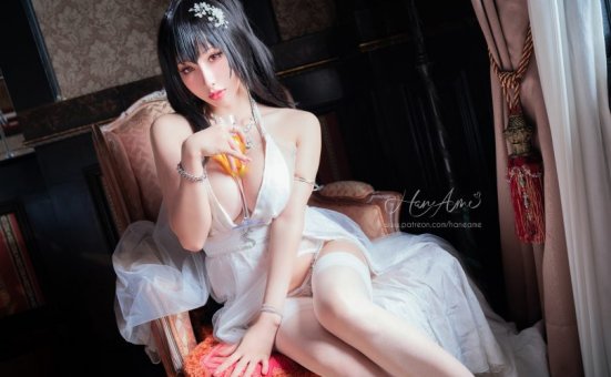 雨波_HaneAme cos图集 | 雨波_HaneAme 碧蓝航线·大凤婚纱cos[40P-88MB]