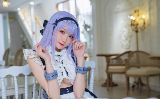 瓜希酱cos图包 | 瓜希酱_碧蓝航线·黛朵cos作品 [26P-108MB]