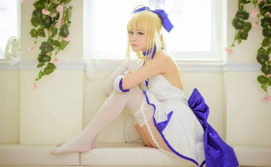 Arty亚缇cos作品 | Arty亚缇_FGO·阿尔托莉雅Lily cos [60P-92MB]