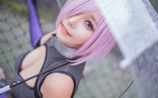 菌烨tako cos图包 | 菌烨tako_FGO·玛修个人训练cos [9P-25M]