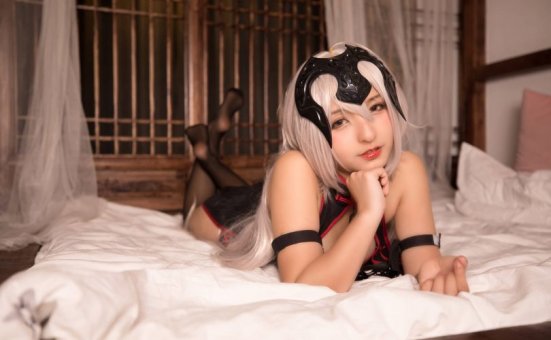 神楽坂真冬cos图集 | 神楽坂真冬_FGO·旗袍黑贞cos [150P-584MB]