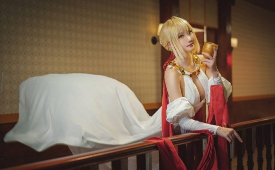 瓜希酱cos尼禄 | 瓜希酱_ Fate/EXTRA·尼禄英灵正装cos图集 [20P-73MB]