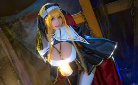 幼愛Youmeko cos夏洛特 | 幼愛Youmeko_修女·夏洛特cos作品[27P-189MB]