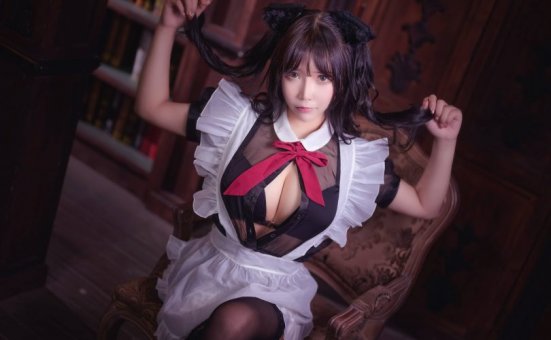 中岛莫之子i_cos图包 | 中岛莫之子i_蕾丝猫咪小女仆cos作品 [44P-552MB]