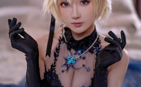 阿包也是兔娘cos贞德 | 阿包也是兔娘_Fate/Grand Order·贞德婚纱cos [26P-699MB]