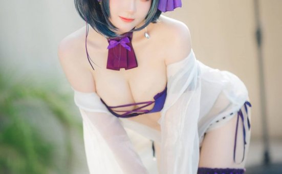 瓜希酱cos柴郡 | 瓜希酱_碧蓝航线·柴郡泳装cos作品 [32P-109MB]