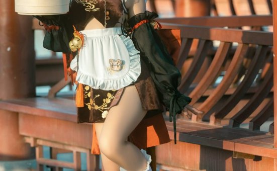 蠢沫沫cos香菱 | 蠢沫沫_原神·香菱女仆cos作品 [27P-234MB]