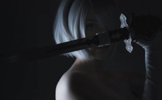 Sayathefox cos 2B Floral | Sayathefox_尼尔机械纪元·2B cos作品 [10P-131MB]