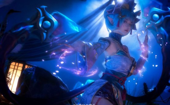 露兒大魔王cos伊芙琳 | 露兒大魔王_英雄联盟·伊芙琳cos [15P-209MB]