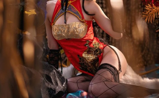 铁板烧鬼舞w cos大凤 | 铁板烧鬼舞w_碧蓝航线·大凤旗袍cos [30P-495MB]