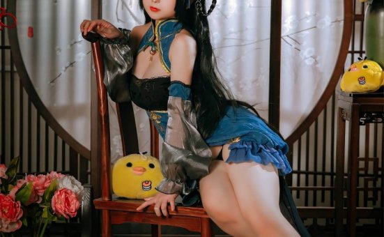 日奈娇cos大潮 | 椎名莜(日奈娇)_碧蓝航线·大潮旗袍cos [25P-216MB]