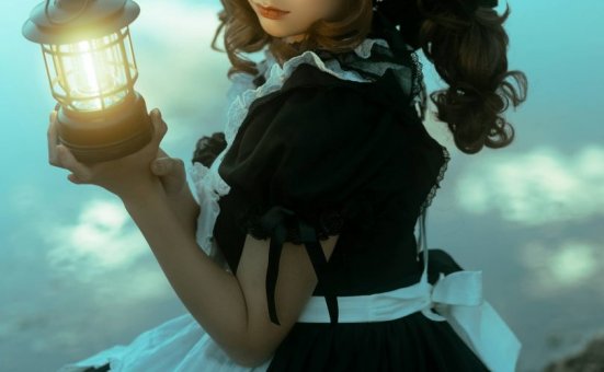 蠢沫沫cos_洱海黑色 | 蠢沫沫_洱海·女仆裙 黑色cos作品 [17P-201MB]