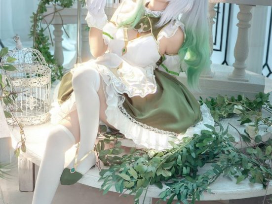 “原神”的魔幻花园：蠢沫沫古典优雅的纳西妲COSPALY