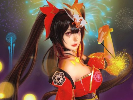星穹铁道的绚烂花火：泰国coser Zouka变身可爱迷人的花火